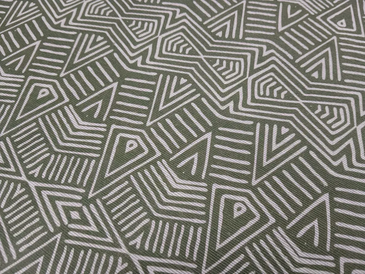 Loneta ÉTNICA verde - Imagen 2