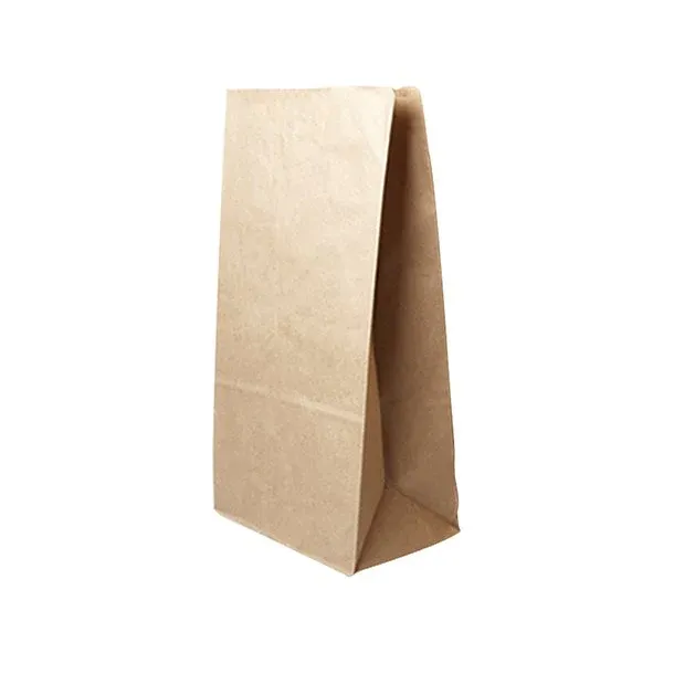 Bolsa 22+14x40 cm en papel kraft marrón sin manija (350 unidades)